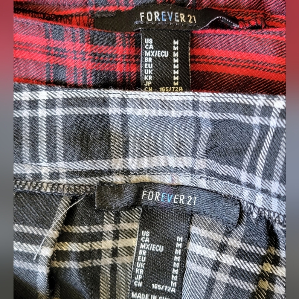 M Bundle Y2K Gothic Grunge Academia Schoolgirl Punk Fairycore Plaid Pleated Mini - Picture 4 of 7